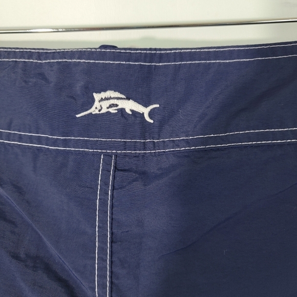 Tommy Bahama Women's Navy Blue Nylon Cargo Short Size XS Drawstring Side Pockets - Picture 6 of 9